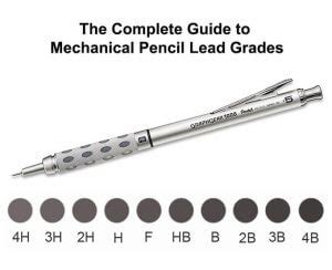 lead pencil refill grades